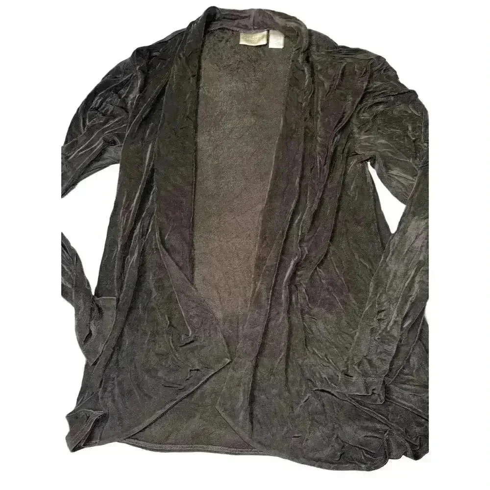 CHICOS TRAVELERS jacket/ blazer size small black